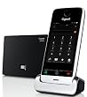 Gigaset SL910A DECT Schnurlosteleon (8.13 cm (3.2 Zoll) Touchscreen, Bluetooth, Mini-USB, Anrufbeantworter, Freisprechfunktion) metall/pianoschwarz