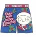 Men's Licensed Novelty Boxers (100% Knit Cotton) - Naughty/ Valentine / Holiday Themed Available