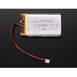 Battery Packs Lithium Ion Polymer Battery 3.7V 1200mAh (1 piece)
