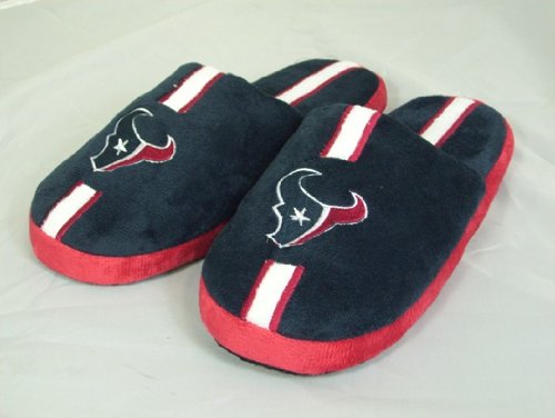 Houston Texans NFL Team Stripe Slide Slippers