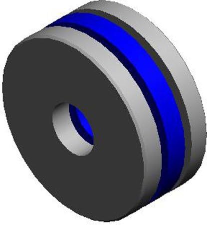 15/16 Nom I.D., 1 9/16 Nom. O.D., .1875 Ball, .427 to .447 Thk., Nylon Ball Retainer Thrust Bearings, Stainless Steel (1 Each)