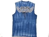 DKNY - DKNY Jeans Tie Dyed Wings V Neck Muscle Tee