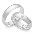 Unique Trauringe Eheringe Verlobungsringe Gravur 925 Sterling Silber R8500s