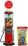 Nebraska Cornhuskers Red Retro Gas Pump Gumball Machine