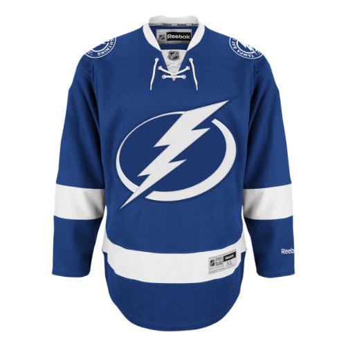 Tampa Bay Lightning Reebok Premier Replica Home NHL Hockey Jersey Size XL