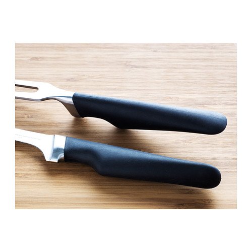 Ikea 365+ Carving Knife Set Meat Kitchen Butcher Knife Fork Premium New