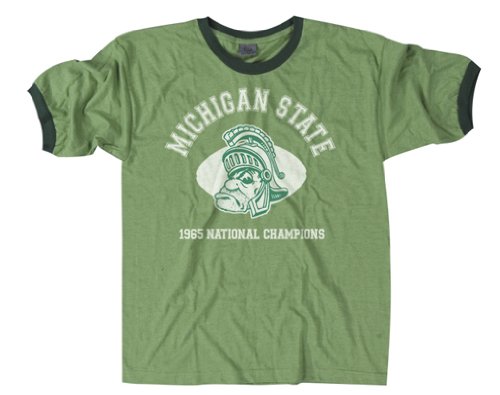 Buy 1965 Michigan State National Champions Ringer T-Shirt