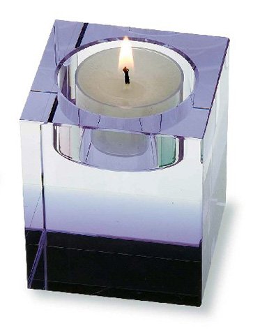 Reed & Barton Crystal Rainbow Votive-Lilac