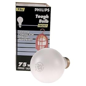 Philips Lighting 75 Wat Frosted Tough Silicone Coated Light Bulb 209221 - Pack of 12