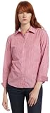 Izod Womens Long Sleeve Stripe Button Down Shirt
