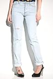 Insight - Women's Man-O-Man Oversized Boyfriend Denim (Salt Blue)