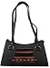 South American Artisan Leather Purse with Woven Alpaca Design - Espresso Brown