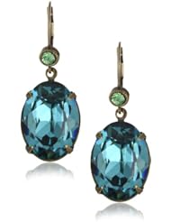 Liz Palacios "Arco Iris" Swarovski Elements Large Oval Earrings