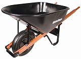 Union Tools 22U66 6 Cubic Foot Steel Tray Wheelbarrow