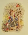 Art4Kids Peter Rabbit Radishes Mounted Art Print -08"x10"
