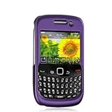 Purple Rubberized Snap-On Hard Skin Case Cover for Blackberry Curve 8520 85 ....