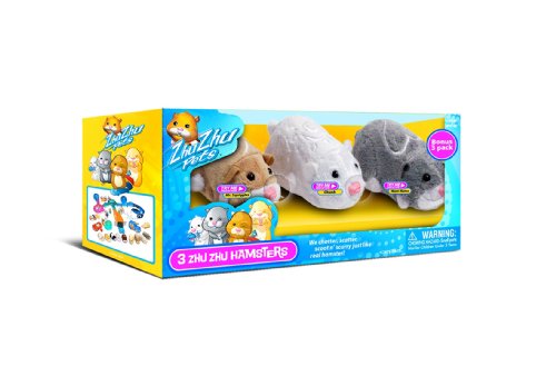 Zhu Zhu Pet 3-Pack (Hamsters Will Vary) - Collection 1