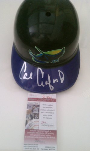 Carl Crawford Signed Tampa Bay Rays Full Size Helmet
