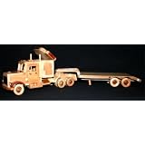 Extra40%OffHandcraftedWoodenToyTruckClassicVintageModelCMC_FLATBED_001