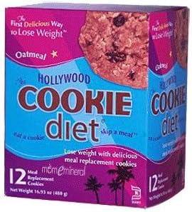 HOLLYWOOD DIET COOKIE DIET,OATMEAL RSN, BOX
