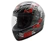 Black Rose Skull Full Face Motocycle Street Sport Bike Helmet DOT (Small)