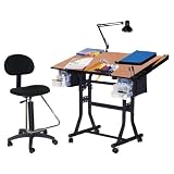 Martin Universal Creation Station Craft and Hobby Rolling Table Color - Black