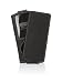 Griffin Elan Leather Case with Removable Leather Flip-Down Cover for iPod nano 4G (Black)