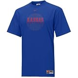 Nike Kansas Jayhawks Royal Blue Basketball Practice T-shirt