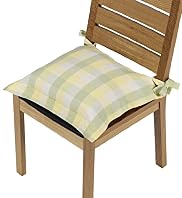 Gingham Checked Seat Pad