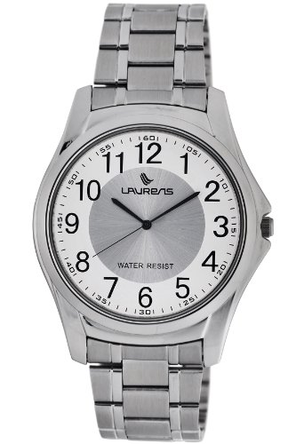 Laurens Men's Q206J900Y Silver and White Dial Watch