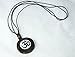 Ohm Om Coconut Wood Pendant Necklace Handmade Hawaiian Style Beach Boy Men Yoga