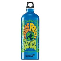 Sigg Simply Eco Loop Top Water Bottle (1.0-Liters, Reduce Reuse Recycle)