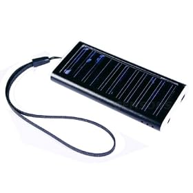 NB002: Solar Mobile Charger (Built-in 1350mAh Battery) (Mini-USB, Nokia, Samsung, Ericsson Adapter Tips Included)