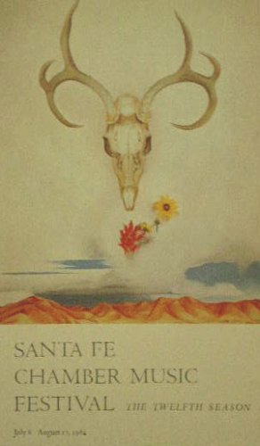 Santa Fe Chamber Music Festival - 1984 Vintage Poster Print