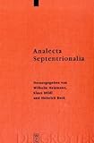 Produkt-Bild: Analecta Septentrionalia (Reallexikon Der Germanischen Altertumskunde - Erganzungsband)
