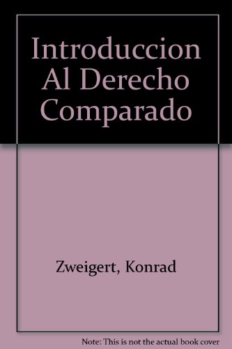 Introduccion Al Derecho Comparado (Spanish Edition)