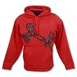 UNDER ARMOUR Jumbo Print Men's Hoodie, Red/Black