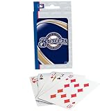 Milwaukee Brewers Team Logo Vortex Design Playing Cards