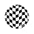Creative Converting Round Dessert Plates, Black and White Check