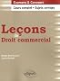 Le�ons droit commercial cours complet & sujets corrig�s