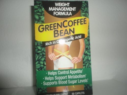 Weight Management Formula GREEN COFFEE BEAN (60 Caplets) Rich in Chlorogenic Acid; NEW YEAR...NEW BODY, NATURALLY!