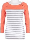 413q vOT8nL. SL160  Misses Calvin Klein Performance Double Zip Stripe Top