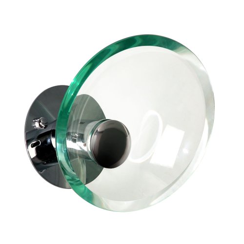 S-Luce V27003/1W Round Wandleuchte mit Glasteller, chrom Preisvergleich