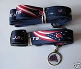 Columbus Blue Jackets Dog Pet Set Leash Collar ID Tag XS