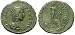 Julia Domna, Augusta 194 - 8 April 217 A.D., Stobi, Macedonia; Bronze AE 22