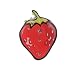 Sparkle & Shine Flashing Strawberry Brooch Pin