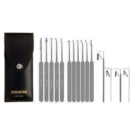 Fifteen Piece Slim Line Lock Pick Set