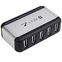 7-Port USB 2.0 Hub (Silver/Black)
