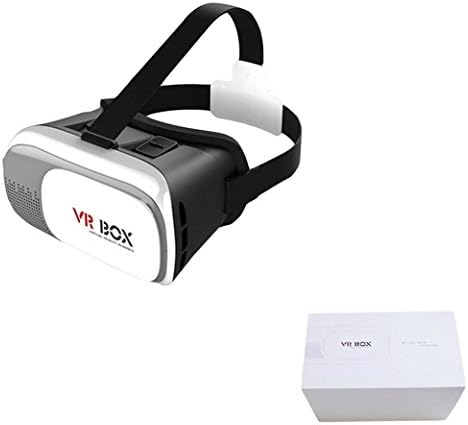 NOVITIME 3D Virtual Reality Headset VR Headset Glasses VR Glasses VR Headset with Ajustable Lens for iPhone7/6/ 5/6s plus Movies Games For IOS, Android Smartphones Series within 3.5-5.7 inches(white)