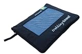 EVONELL 64x140cm Sports Towel Sporthandtuch Microfaser blau
